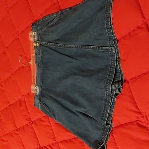 Denim skort